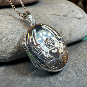 Claddagh Locket Necklace