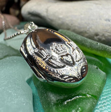 Load image into Gallery viewer, Claddagh Locket Necklace
