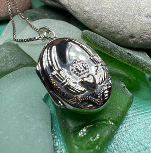 Claddagh Locket Necklace