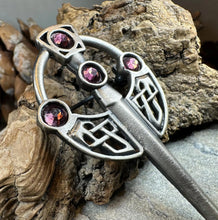 Load image into Gallery viewer, Penannular Celtic Kilt Pin, Celtic Jewelry
