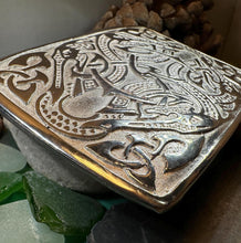 Load image into Gallery viewer, Celtic Viking Kilt Belt Buckle, Scottish Belt Buckle, Pewter Buckle, Large Belt Buckle, Men&#39;s Celtic Gift, Irish Gift, Celtic Knot Buckle
