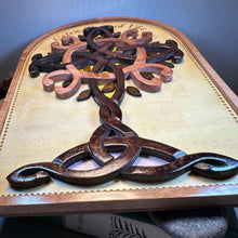 Load image into Gallery viewer, Celtic Tree of Life Wall Art, Ireland Gift, Wooden Wall Plaque, New Home Gift, House Warming Gift, Irish Tree, Irish Decor, Good Luck
