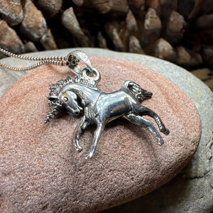 Prancing Unicorn Necklace