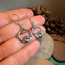 Load image into Gallery viewer, Claddagh Trinity Knot Earrings
