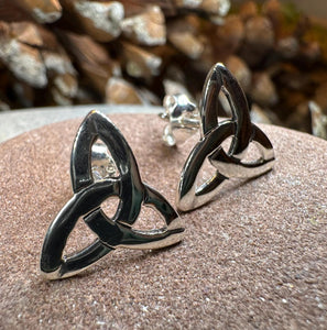 Celtic Knot Earrings, Irish Jewelry, Celtic Jewelry, Trinity Knot Post Earrings, Norse Jewelry, Triquetra Stud Earrings, Ireland Earrings