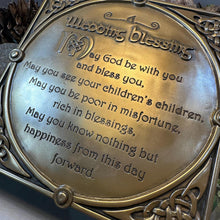 Load image into Gallery viewer, Irish Wedding Blessing Wall Art, Ireland Gift, Ceramic Wall Plaque, New Home Gift, New Bride Gift, Irish Prayer, Irish Decor, Good Luck
