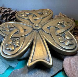 Irish Shamrock Wall Plaque