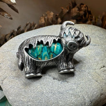 Load image into Gallery viewer, Heathergems Highland Cow Brooch
