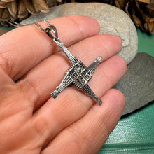 Load image into Gallery viewer, Saint Briget&#39;s Cross, Celtic Cross Necklace, Irish Jewelry, Anniversary Gift, Religious Jewelry, Wiccan Jewelry, St. Bridget&#39;s Cross
