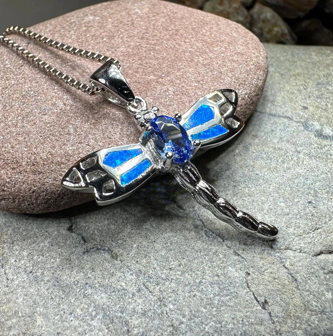 Blue Dream Dragonfly Necklace