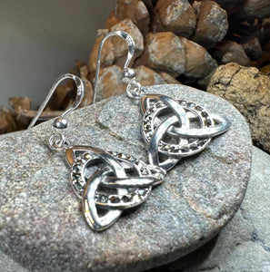 Triquetra Marcasite Earrings