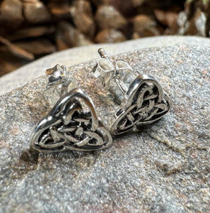 Celtic Knot Stud Earrings, Irish Jewelry, Celtic Jewelry, Anniversary Gift, Bridal Jewelry, Norse Jewelry, Yoga Jewelry, Wiccan Jewelry