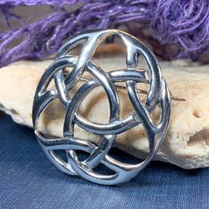 Celtic Knot Brooch, Celtic Jewelry, Irish Jewelry, Scotland Brooch, Celtic Brooch, Anniversary Gift, Celtic Knot Pin, Ireland Gift, Norse