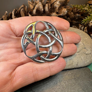 Celtic Knot Brooch, Celtic Jewelry, Irish Jewelry, Scotland Brooch, Celtic Brooch, Anniversary Gift, Celtic Knot Pin, Ireland Gift, Norse