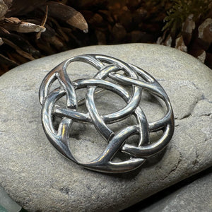 Celtic Knot Brooch, Celtic Jewelry, Irish Jewelry, Scotland Brooch, Celtic Brooch, Anniversary Gift, Celtic Knot Pin, Ireland Gift, Norse