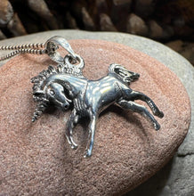 Load image into Gallery viewer, Prancing Unicorn Necklace
