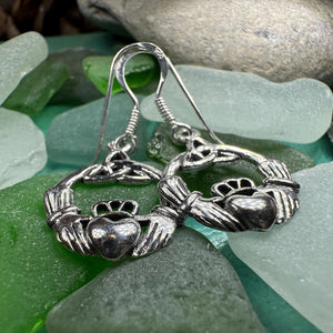 Claddagh Trinity Knot Earrings