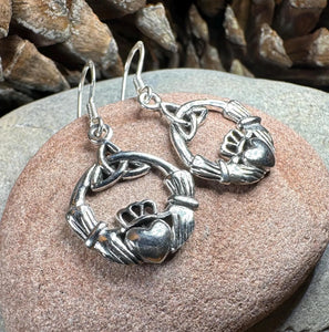 Claddagh Trinity Knot Earrings