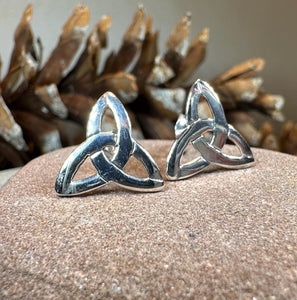 Celtic Knot Earrings, Irish Jewelry, Celtic Jewelry, Trinity Knot Post Earrings, Norse Jewelry, Triquetra Stud Earrings, Ireland Earrings