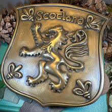 Load image into Gallery viewer, Scotland Lion Wall Art, Scottish Gift, Ceramic Wall Plaque, New Home Gift, New Bride Gift, Mom Gift, Celtic Decor, Scottish Wall Plaque
