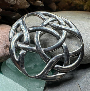 Celtic Knot Brooch, Celtic Jewelry, Irish Jewelry, Scotland Brooch, Celtic Brooch, Anniversary Gift, Celtic Knot Pin, Ireland Gift, Norse