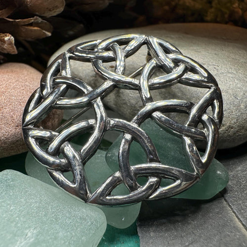 Celtic Knot Brooch, Celtic Jewelry, Irish Jewelry, Scotland Brooch, Celtic Brooch, Anniversary Gift, Celtic Knot Pin, Ireland Gift, Norse