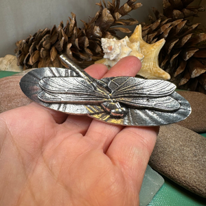 Waterlily Dragonfly Hair Clip