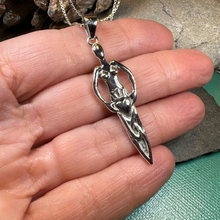 Load image into Gallery viewer, Danu Goddess Silver Necklace
