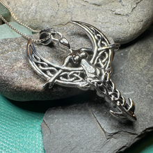 Load image into Gallery viewer, Celtic Moon Goddess Necklace
