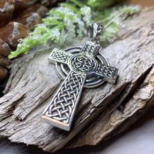 Load image into Gallery viewer, Macaille Celtic Cross Necklace
