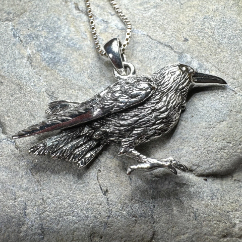 Eir Raven Necklace