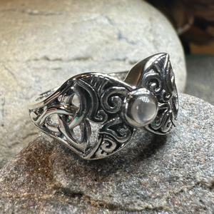 Celtic Triple Moon Ring