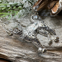 Load image into Gallery viewer, Simba Celtic Cat Necklace
