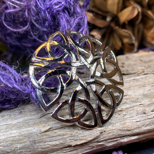 Pewter Trinity Knot Brooch