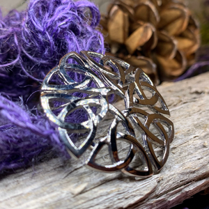 Pewter Trinity Knot Brooch