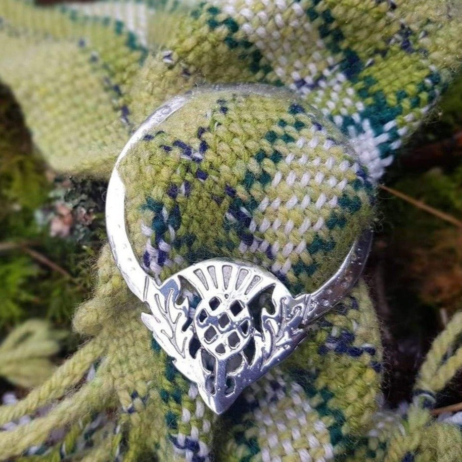 Scarf Ring Celtic Lands Sea Gems Glass Enamel Jewellery 