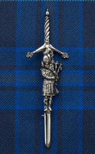 Load image into Gallery viewer, Highland Bagpiper Kilt Pin
