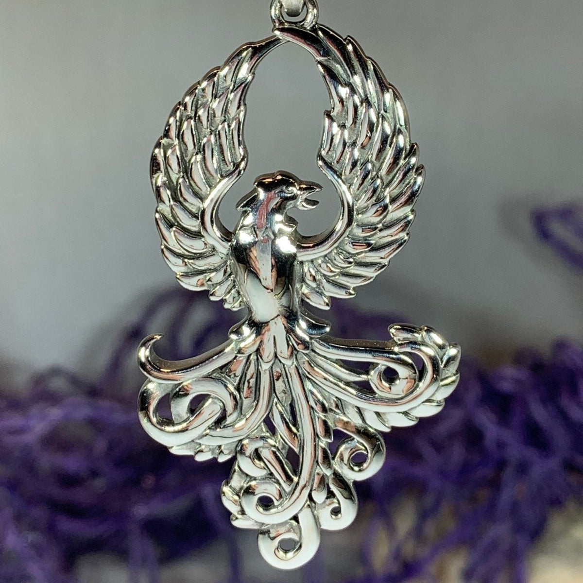 Glory of the Phoenix Necklace – Celtic Crystal Design Jewelry