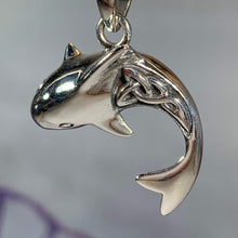 Load image into Gallery viewer, Celtic Shark Necklace
