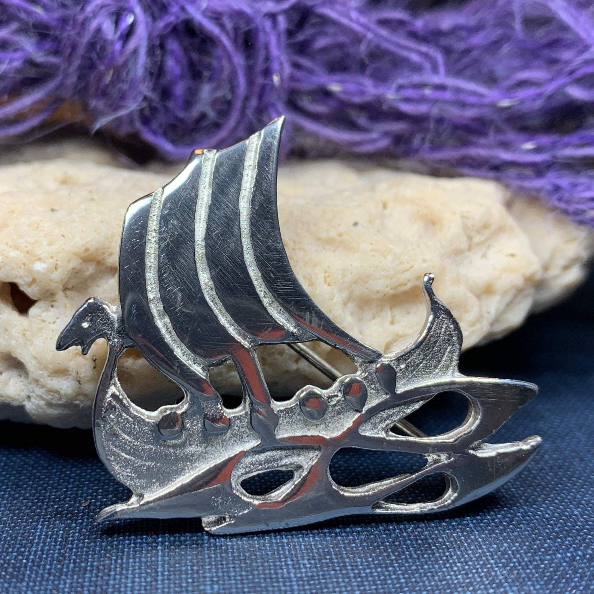 Viking deals ship brooch