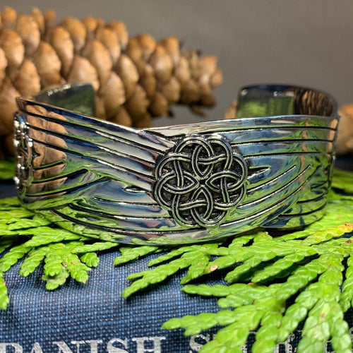 Heavy Celtic Square Dragon Weave Bracelet Sterling Silver | The Highland  Shoppe