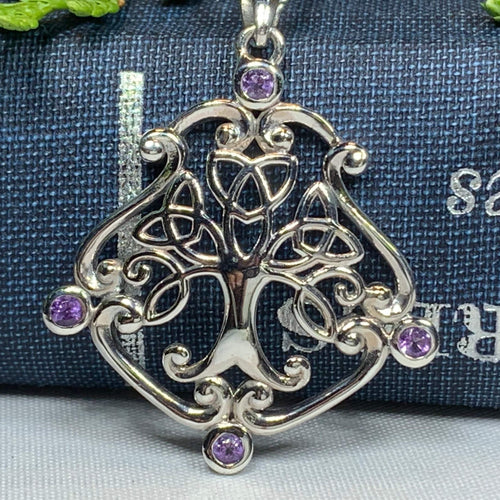 Amethyst Tree of Life Necklace