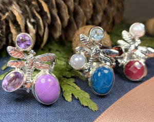 Dragonfly Ring, Celtic Jewelry, Nature Ring, Outlander Jewelry, Girlfriend Gift, Anniversary Gift, Friendship Gift, Mom Gift, Sister Gift