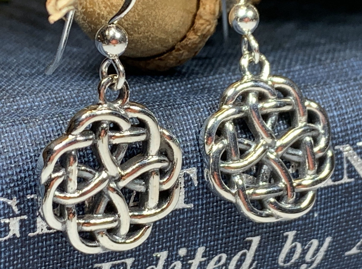 Lilith Celtic Knot Earrings – Celtic Crystal Design Jewelry