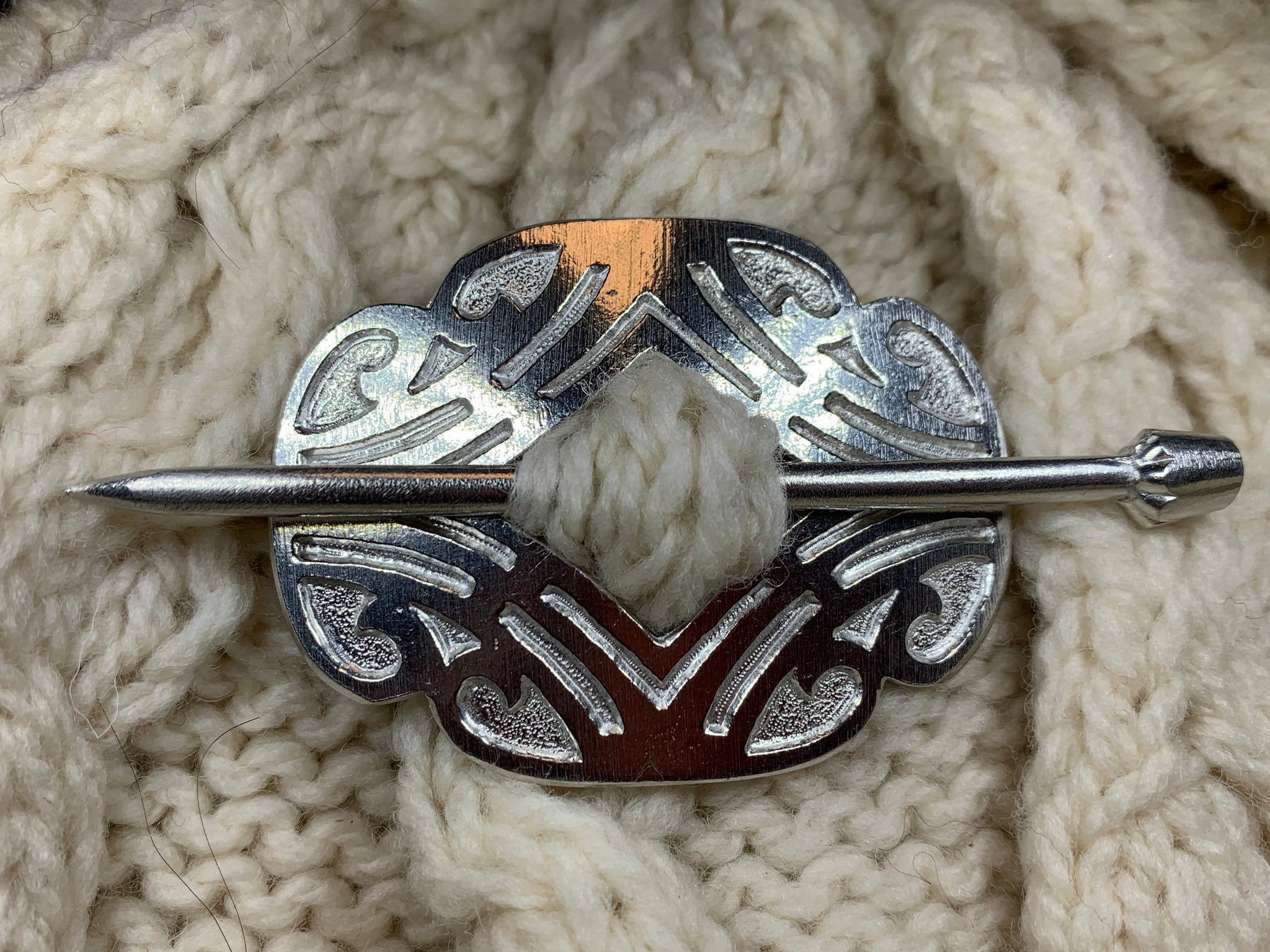 Scarf Ring Celtic Lands Sea Gems Glass Enamel Jewellery 