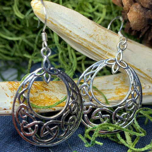 Celtic Knot Earrings, Irish Jewelry, Celtic Jewelry, Mom Gift, Anniversary Gift, Scotland Jewelry, Wife Gift, Love Knot Jewelry, Sister Gift