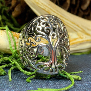 Tree of Life Ring, Celtic Jewelry, Irish Jewelry, Norse Jewelry, Irish Gift, Tree Ring, Anniversary Gift, Bridal Jewelry, Sweet 16 Gift