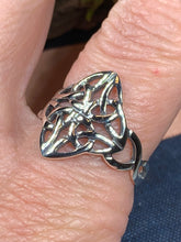 Load image into Gallery viewer, Celtic Knot Ring, Celtic Ring, Boho Statement Ring, Irish Ring, Irish Dance Gift, Anniversary Gift, Trinity Knot Ring, Wiccan Ring, Mom Gift
