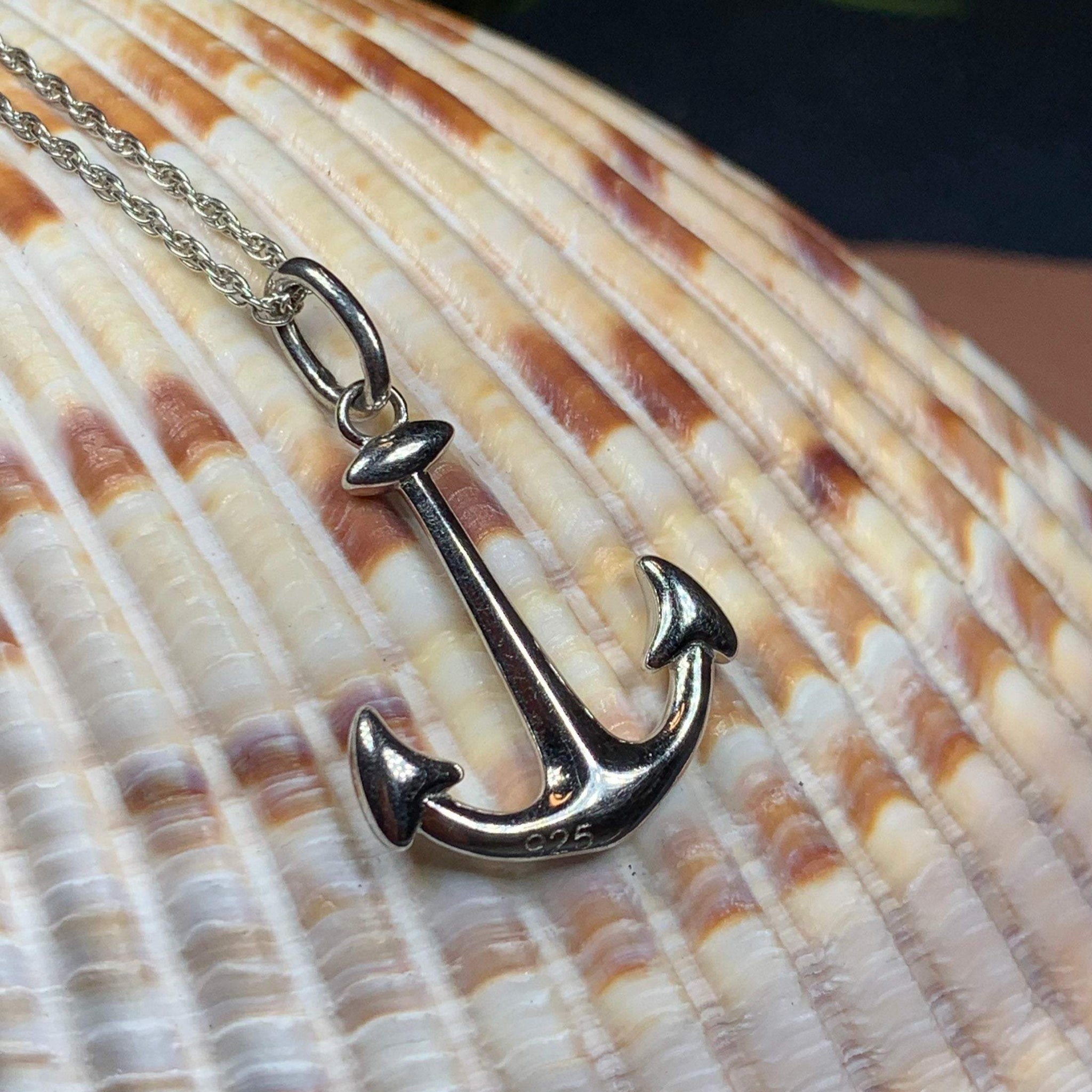 Stainless Steel Gold Screw Anchor Pendant – The Steel Shop