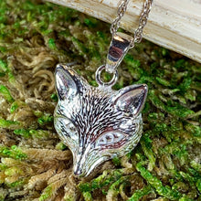 Load image into Gallery viewer, Fox Necklace, Nature Necklace, Marathon Runner Gift, Sexy Lady, Foxy Jewelry, Girlfriend Gift, Anniversary Gift, Animal Necklace, Marist
